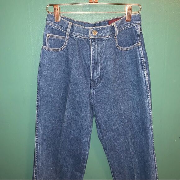NWT Vintage Generra High Waisted Denim straight leg Jeans 28 - Picture 3 of 6